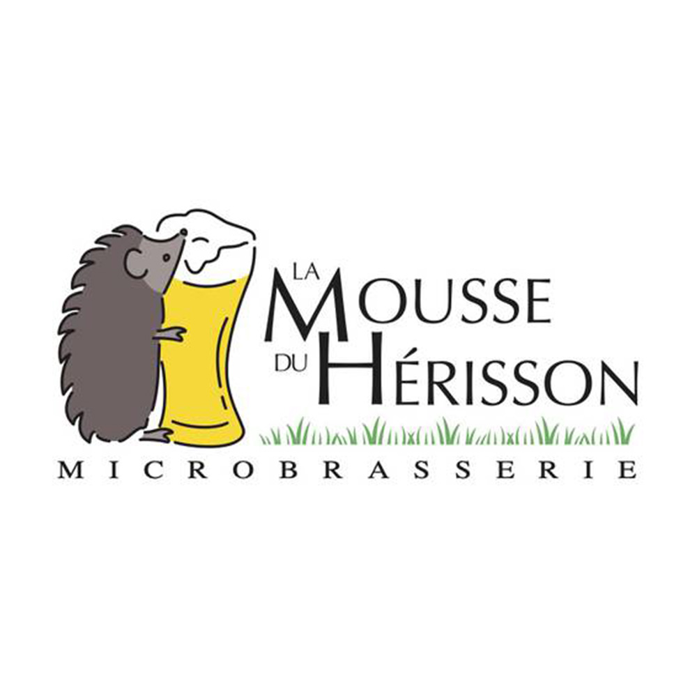 logo brasserie mousse du hérisson